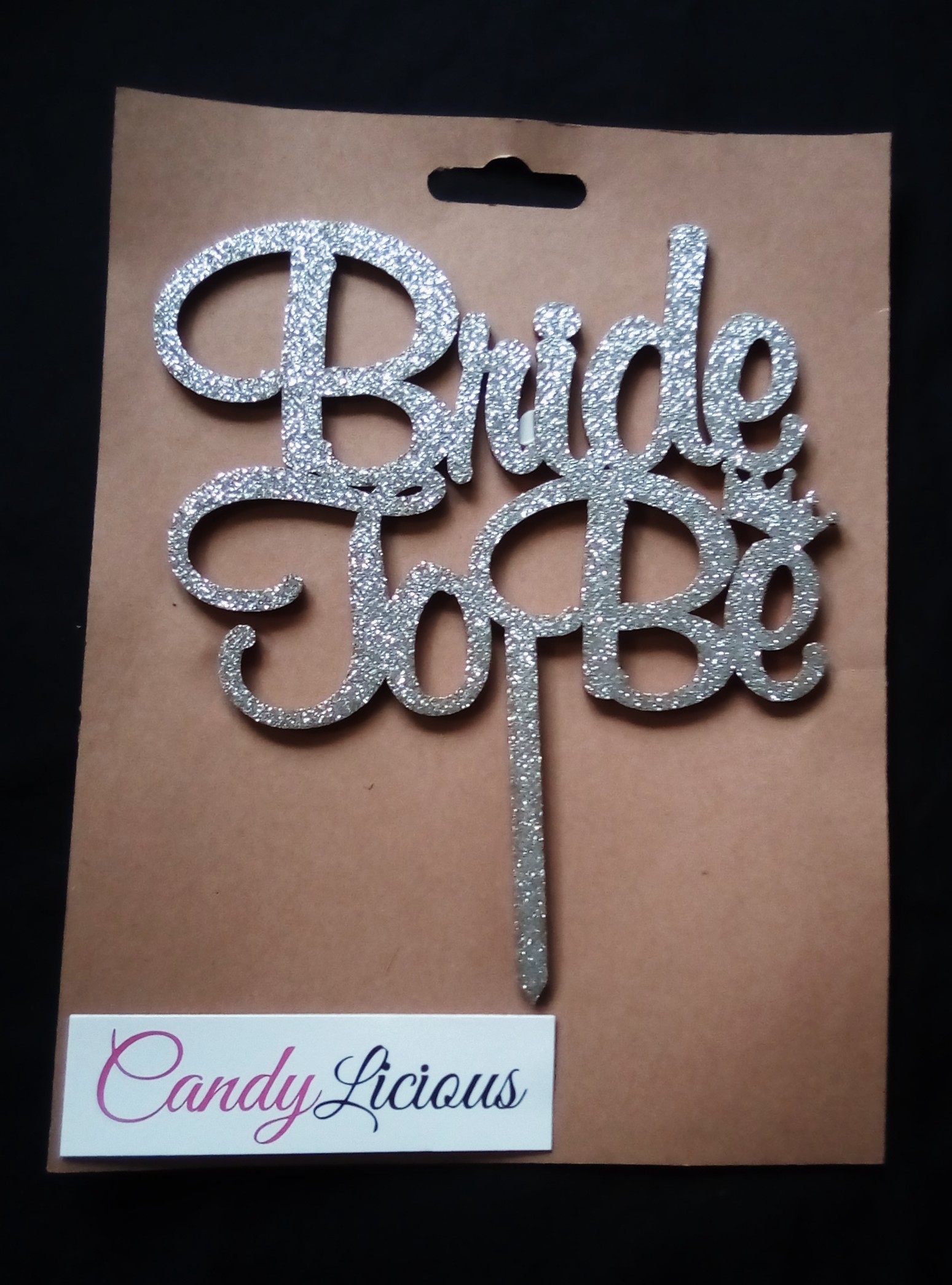 bride-to-be--cake-topper-silver