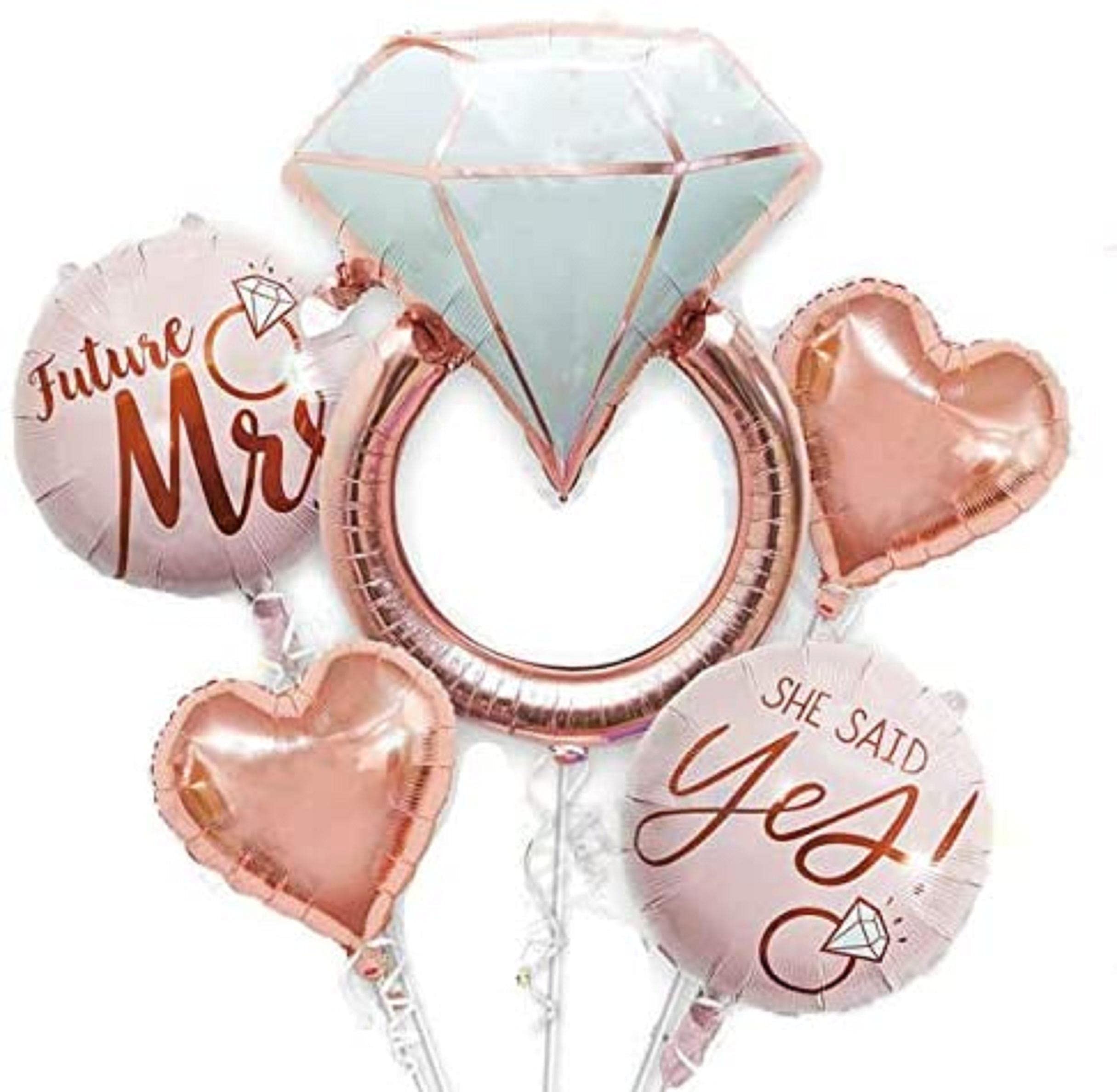 she-said-yes-&amp-future-mrs-&amp-diamond-ring--foil-balloons-rose-gold--5-piece-set-